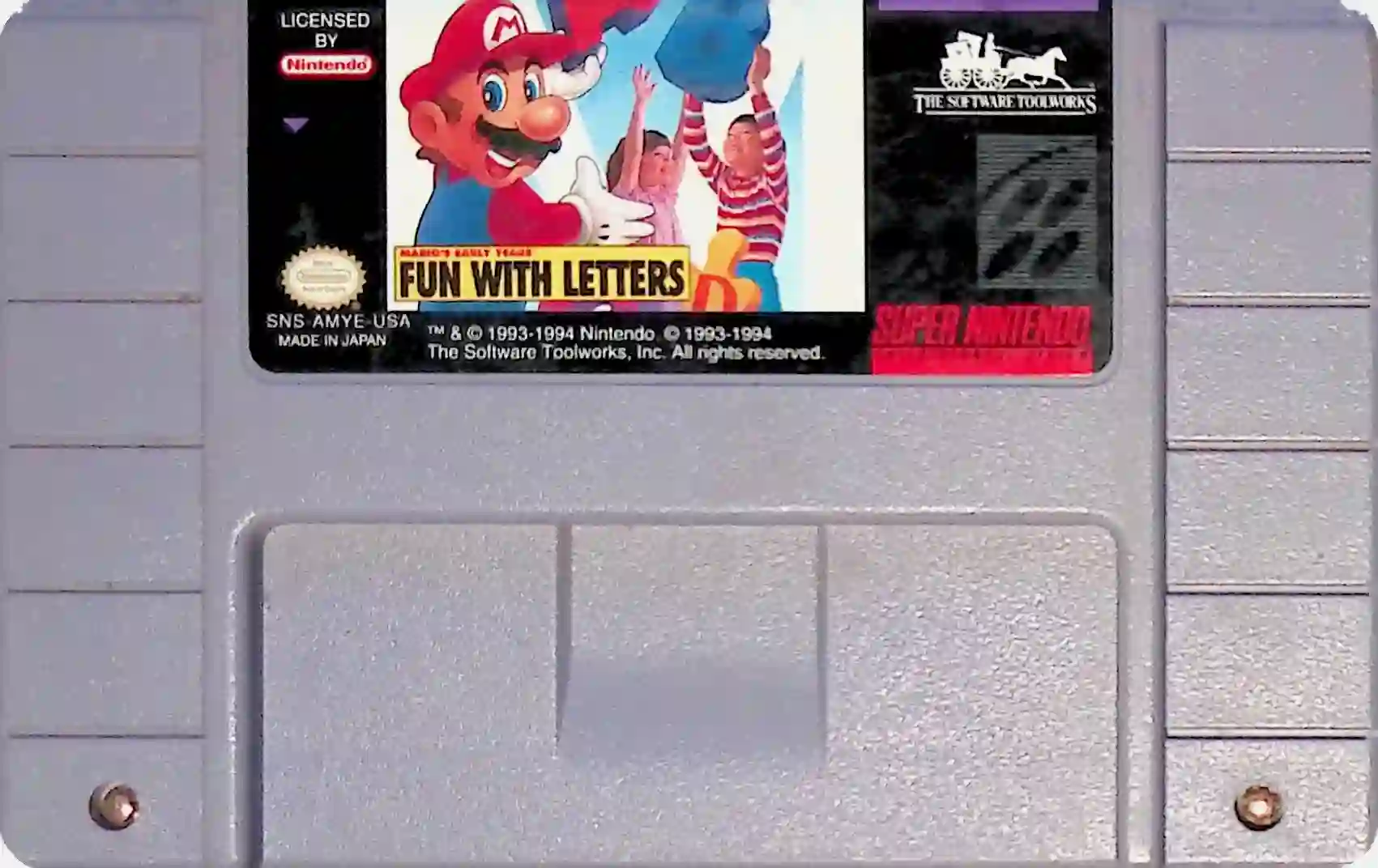 Mario's Early Years: Fun with Letters