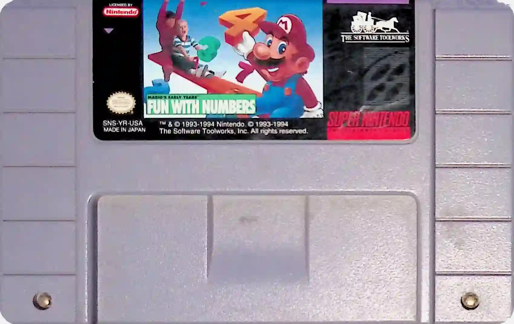 Mario's Early Years: Fun with Numbers