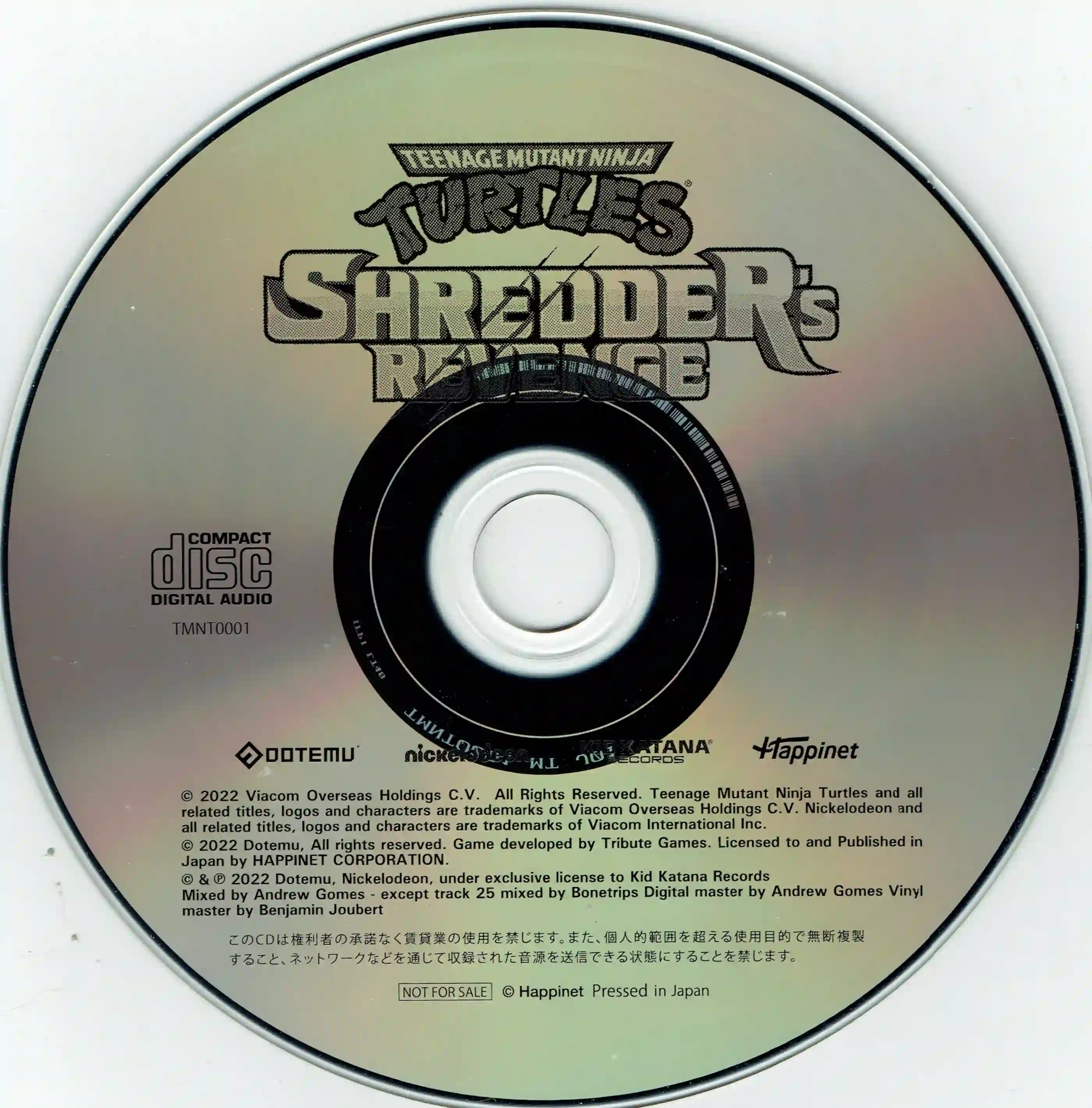 Teenage Mutant Ninja Turtles: Shredder's Revenge Original Soundtrack