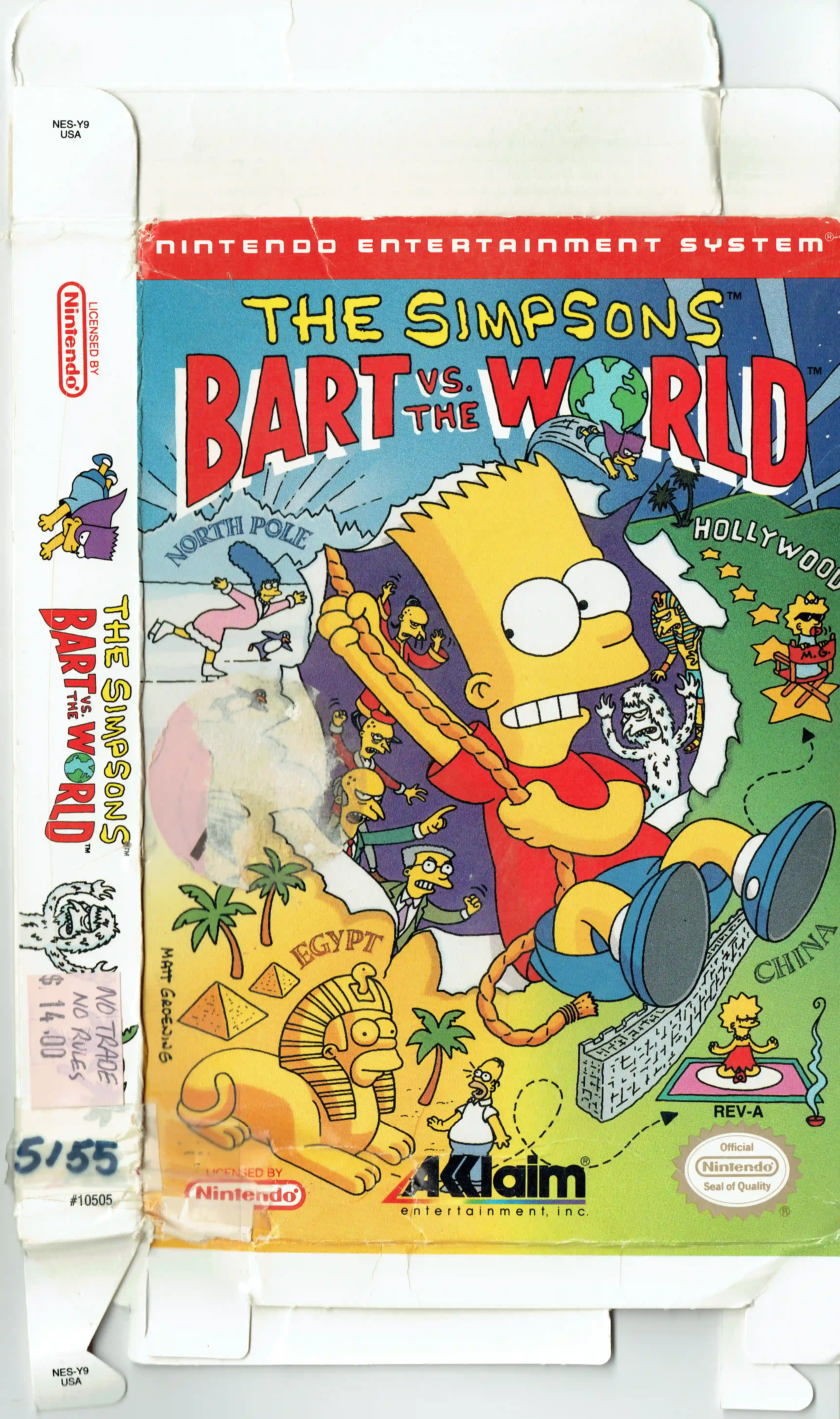 Bart vs. the World, Simpsons