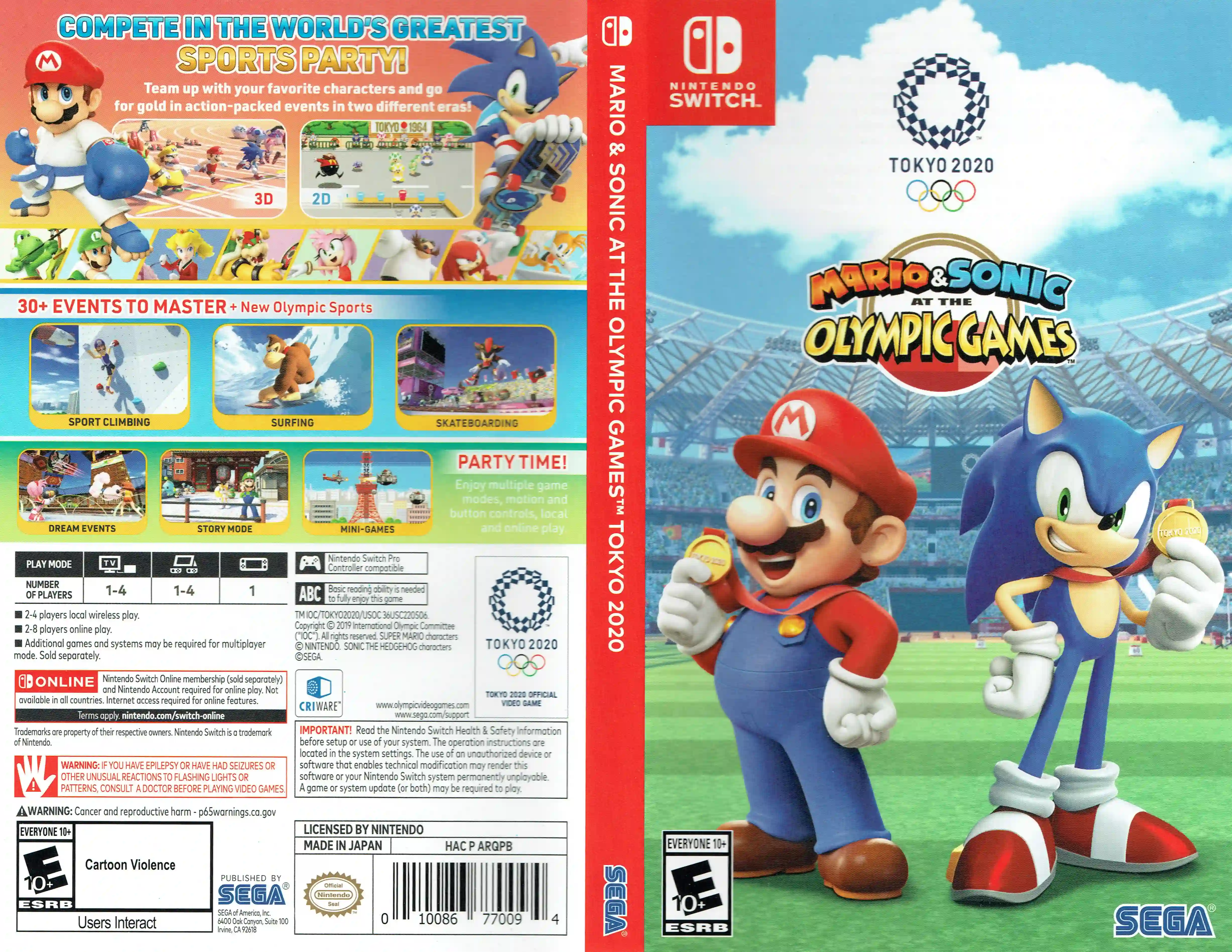 Mario & Sonic at the Olympic Games: Tokyo 2020