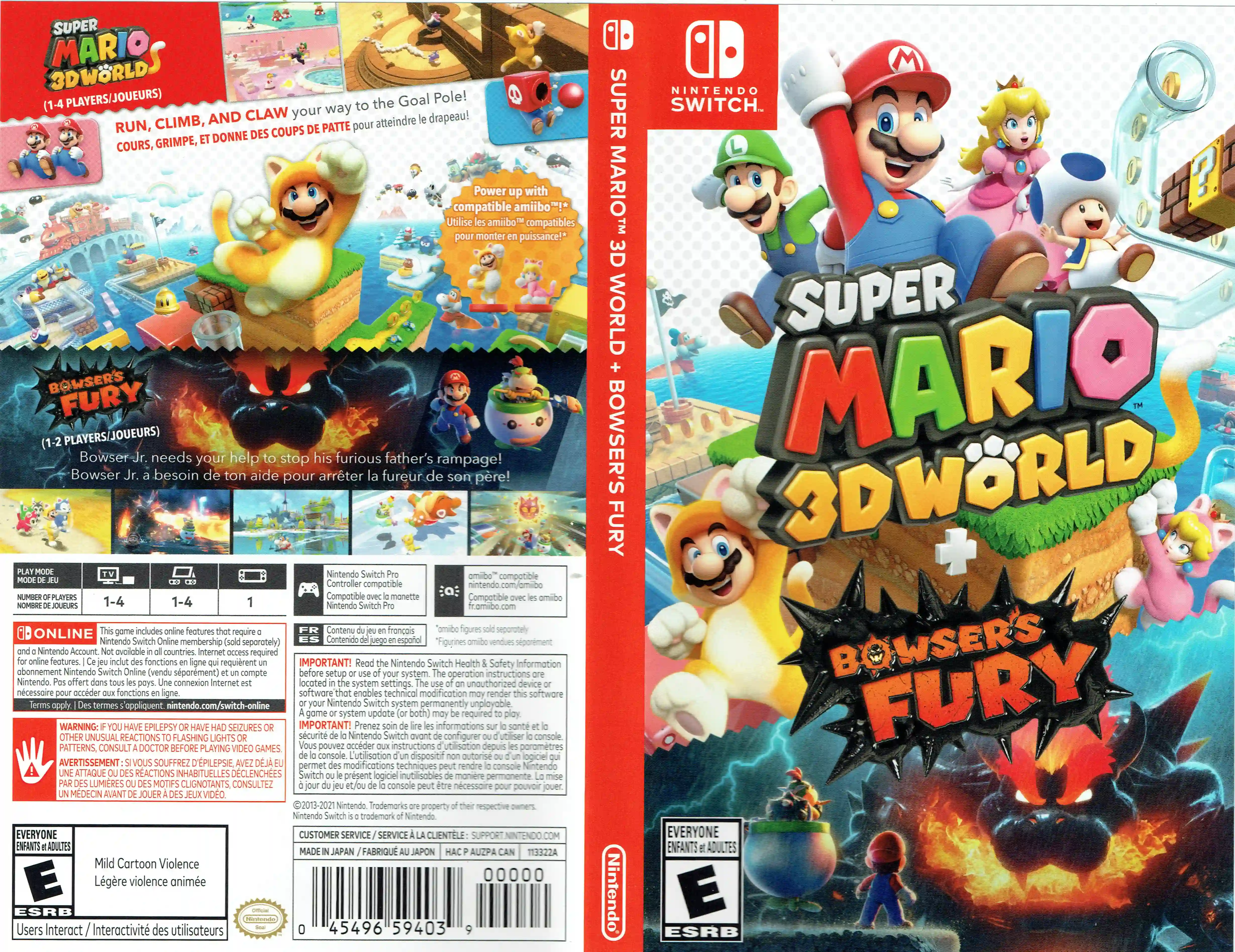 Super Mario 3D World + Bowser's Fury