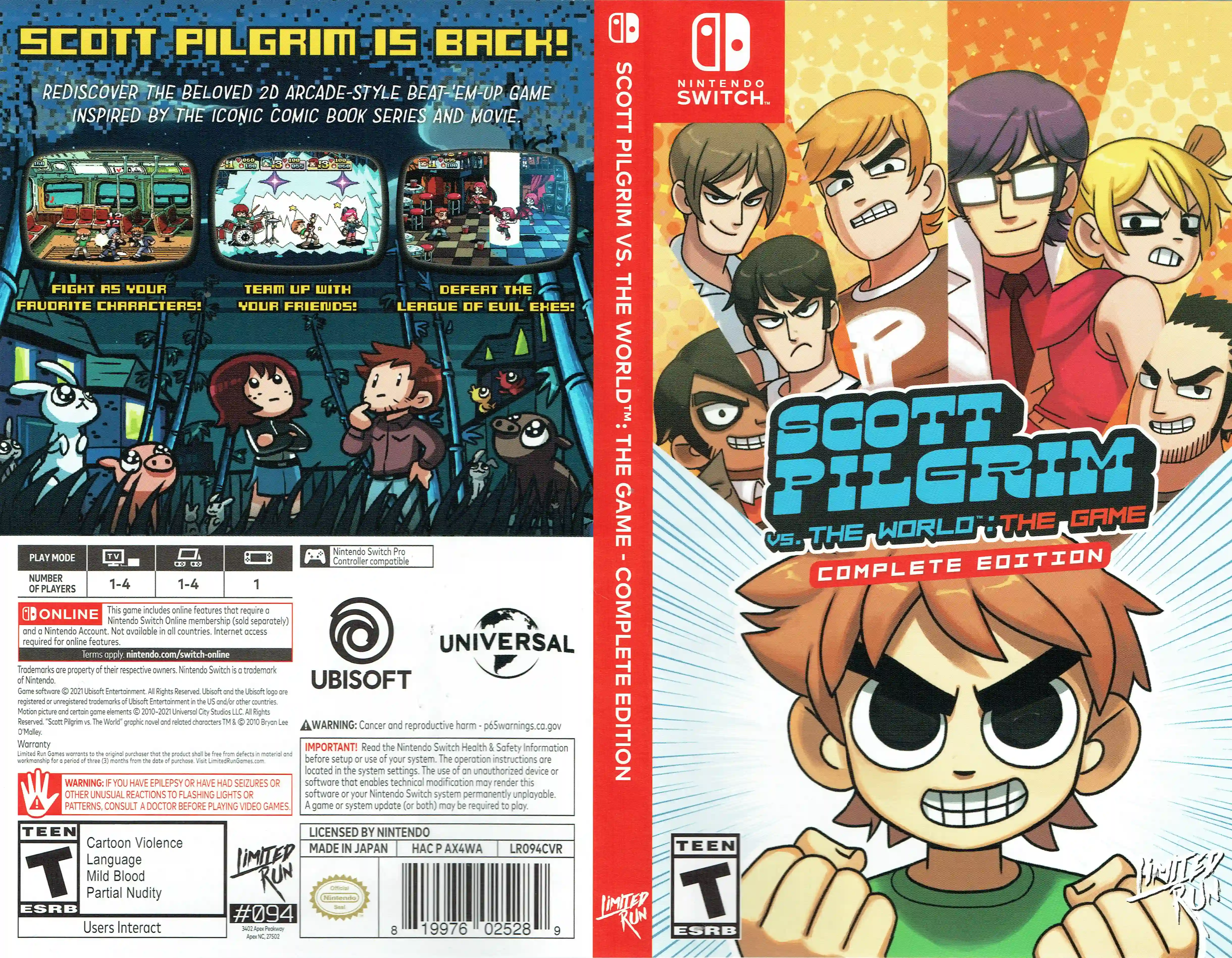 Scott Pilgrim Vs. The World: The Game Complete Edition (Collector's Edition)