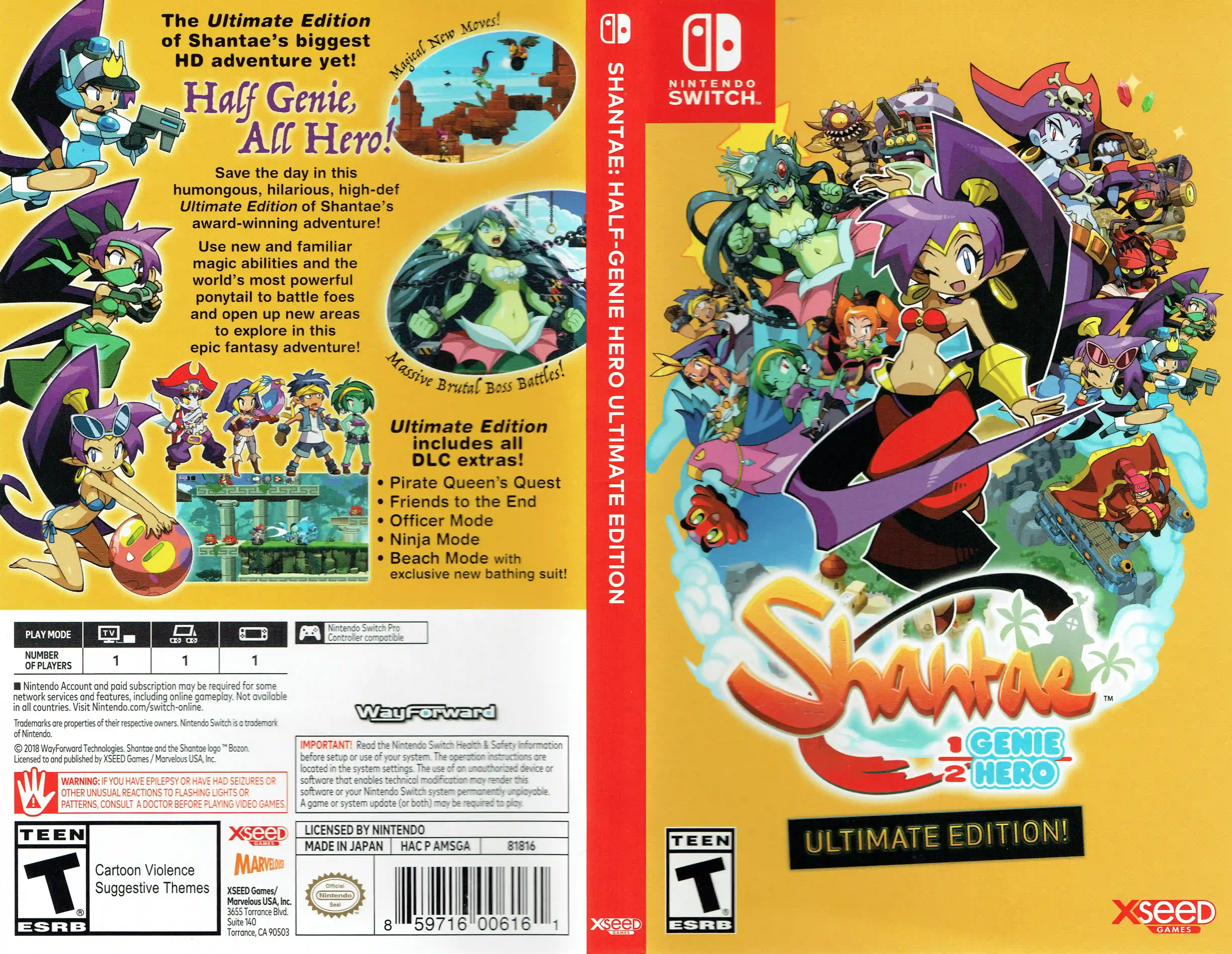 Shantae Half-Genie Hero: Ultimate Day One Edition