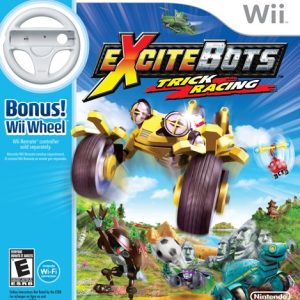 ExciteBots: Trick Racing with Wii Wheel Bundle